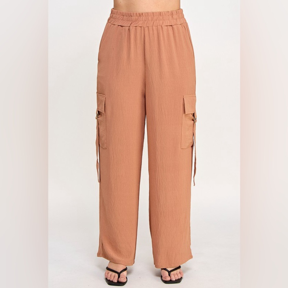 #77 Bevy Cargo Style Pants- plus size